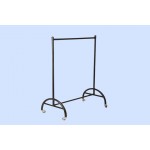 Trolley -Garment Rail 4ft Long-Back  