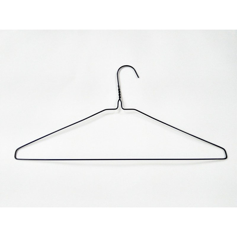 Polypack Polythene Ltd 100 Strong Silver Plain Metal Wire Clothes Coat Hangers 40cm 16 13G ~ PLAIN 