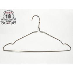 WEEDOO UK Exrtra Strong Trouser Strut White/Brown Wire Hanger With tube
