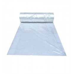 Clear/clear Snowflake Printed Polythene Rolls - class - 54in 10KG Clear/clear Snowflake Printed Polythene Rolls - class - 54in 10KG